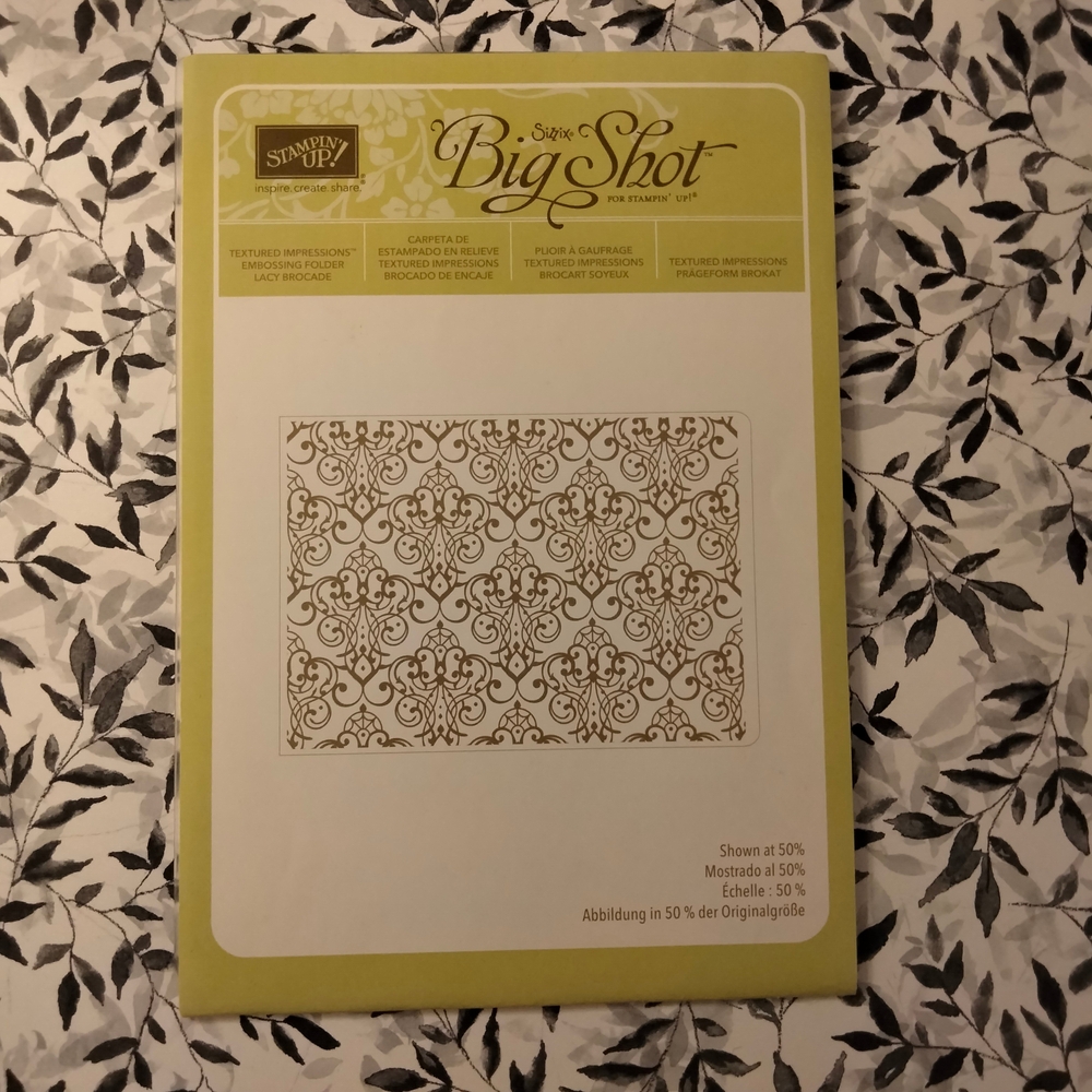 Stampin' Up! Big Shot Embossing Folder - Elegant Pattern